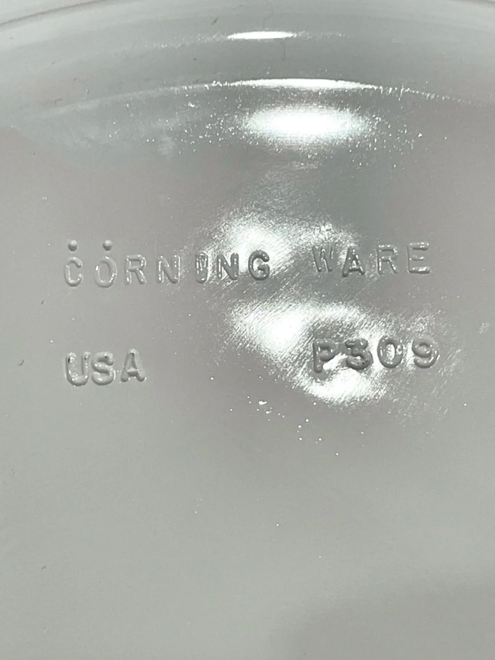 💥3/$50 Classic Corningware Plain White 9” Pyroceram Pie Pan | EUC